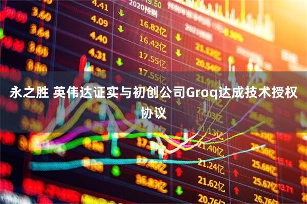 永之胜 英伟达证实与初创公司Groq达成技术授权协议